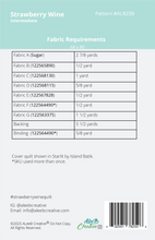 Load image into Gallery viewer, Strawberry Wine PDF Quilt Pattern
