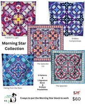 Load image into Gallery viewer, The Morning Star PDF Quilt Pattern Bundle