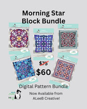 Load image into Gallery viewer, The Morning Star PDF Quilt Pattern Bundle
