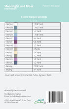 Load image into Gallery viewer, Moonlight and Moss PDF Quilt Pattern
