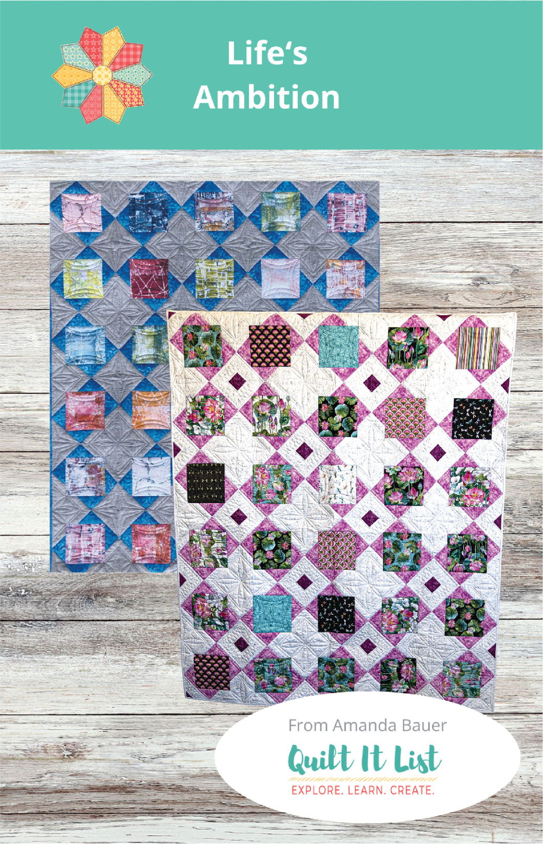 Life's Ambition - Quilt It List Pattern PDF