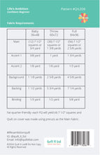Load image into Gallery viewer, Life&#39;s Ambition - Quilt It List Pattern PDF
