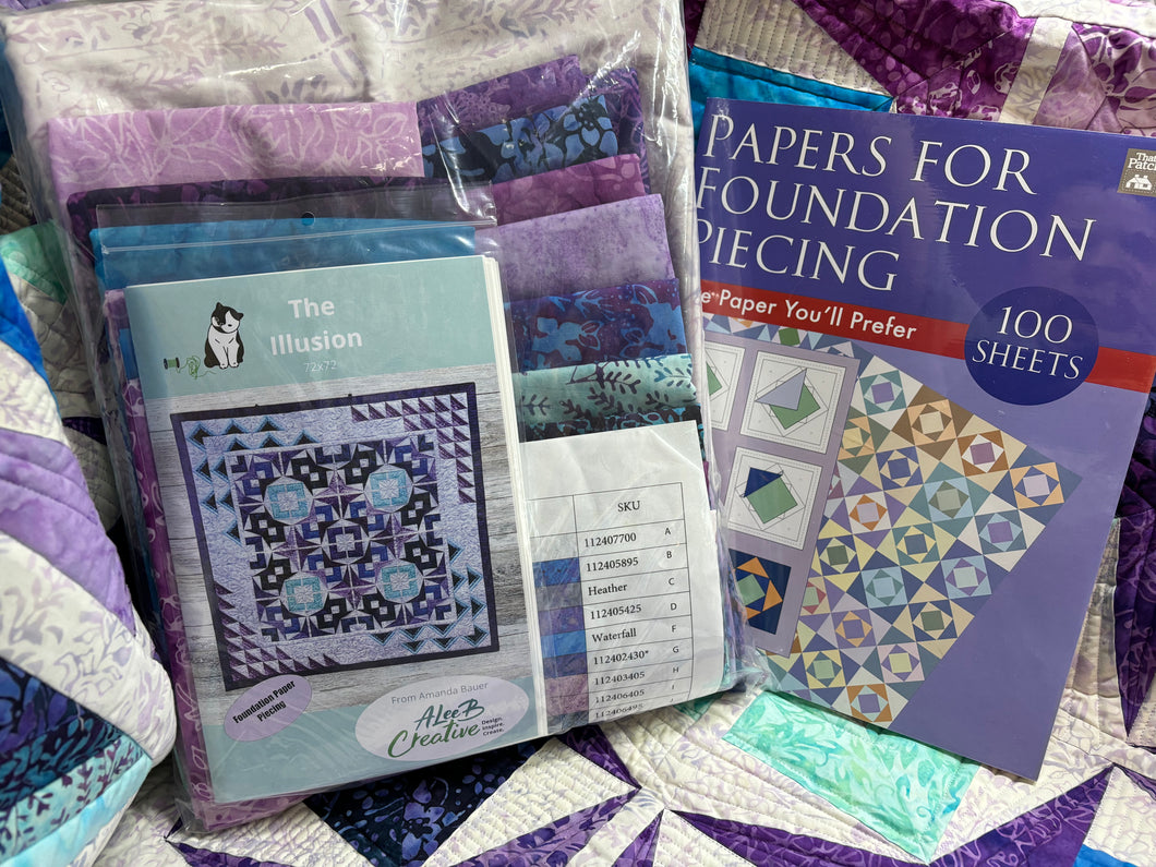 The Illusion Quilt Kit - Quantity Limited!